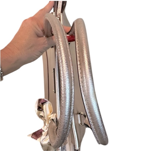 KATE SPADE ♠️ MARLEE ROSE GOLD LEATHER TOTE EUC - Picture 8 of 12